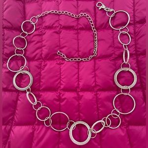 Metal chain belt